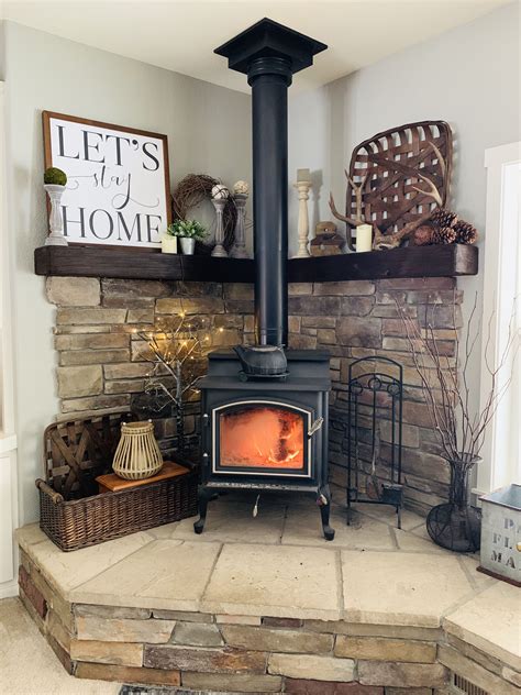 free standing wood stove surrounds